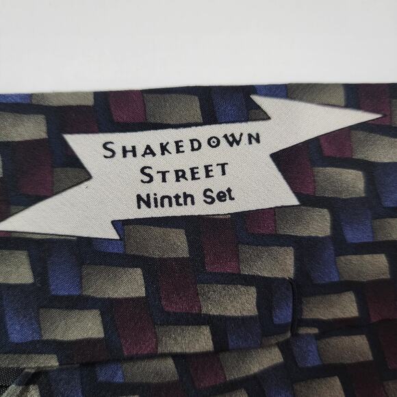 Grateful Dead Tie Shakedown Street Ninth Set Mens Necktie Vintage 58”x3.75” - Picture 5 of 8